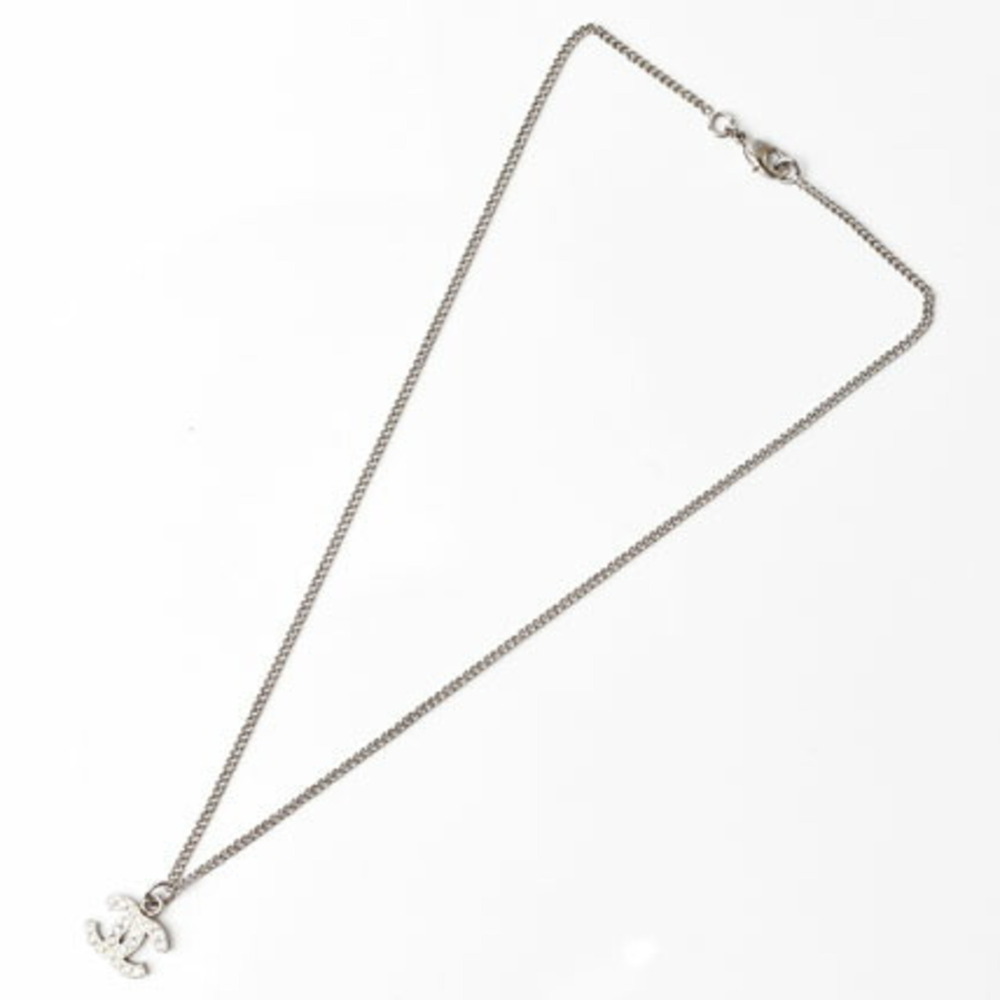 CHANEL Authentic White Logo Necklace - Picture 2 of 7